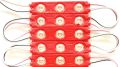 3 LED Module 12V DC LED 5pcs Red, Blue, Green, yellow, pink, white, wharm white 5 pcs. 