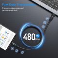 AUFU 540 Rotate 60W Fast Charging Magnetic USB Type C Cable For Macbook Xiaomi Samsung Micro Magnet Charger Phone Data Wire Cord.