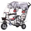 Twin Stroller Rain Cover Baby Pram Universal Accessories Baby Stroller Windproof Warm Dust Proof Cover.
