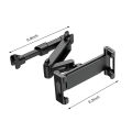 Car Headrest Tablet Phone Holder, Adjustable Telescopic Back Seat Mount for Phones and Tablets. 