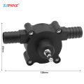 Electric Drill Pump Portable Mini Diesel Oil Fluid Water Pump Hand Self-priming Liquid Transfer Pumps Home Garden Outdoors. 