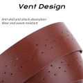 2PCS Bicycle Handlebar Tape Bicycle Road PU Artificial Leather EVA Textured Punch Strap Cycling Gear 2150x30x3mm Accessories.