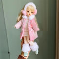 2025 New Winter Clothes 6 Points BJD Doll Dress Up Suit 30cm Doll Decorative Clothing Jacket Dress Only Clothing.
