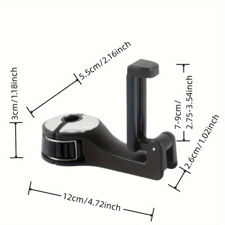 Multifunction%20Rear%20Headrest%20Hook%20Car%20Phone%20Holder%20Adjustable%20Automobile%20Headrest%20Phone%20Clip%20for%20%20Navigation%20-%20Image%203