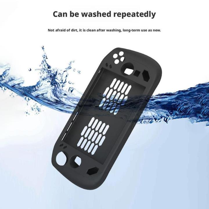 1Pcs Silicone Console Shockproof Protective Cover For Legion Go S Game Shell Case Sweat-proof Game Console Protection Cover