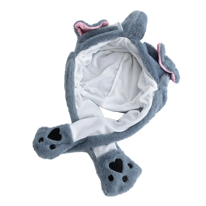 New%20Style%20Unisex%20Funny%20Ear%20Hat%20Animal%20Elephant%20Couple%20Cute%20Ear%20Moving%20Up%20Cap%20Men%20Women%20Rabbits%20Ears%20Plush%20Winter%20Lovely%20Hat%20%EF%BB%BF%20-%20Image%206