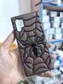 Samsung Note 10 plus / Note 10 pro Artificial leather and spider back cover. 