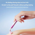 Women's Body Hair Bikini 3-layer Safety Razor Blade, Stainless Steel Safety Hair Removal, Hair Removal Razor Replaceable Head. 
