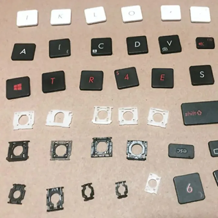 Laptop%20Dell%20Hp%20Lenovo%20Toshiba%20Asus%20Acer%20Key%20Cap%20Hinges%20Rubber%20Replacement%20Keys%20-%20Image%204