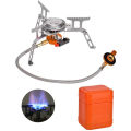 Camping Gas Stove Outdoor Tourist Burner Big Power Heater Tourism Cooker Barbecue Tourism Supplies Picnic Equipment.