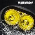 Led E-bike Headlight Auxiliary Driving Lamp Yellow Motorcycle Fog Light  Work Spotlights Flood White For Rad Power Bikes Offroad. 