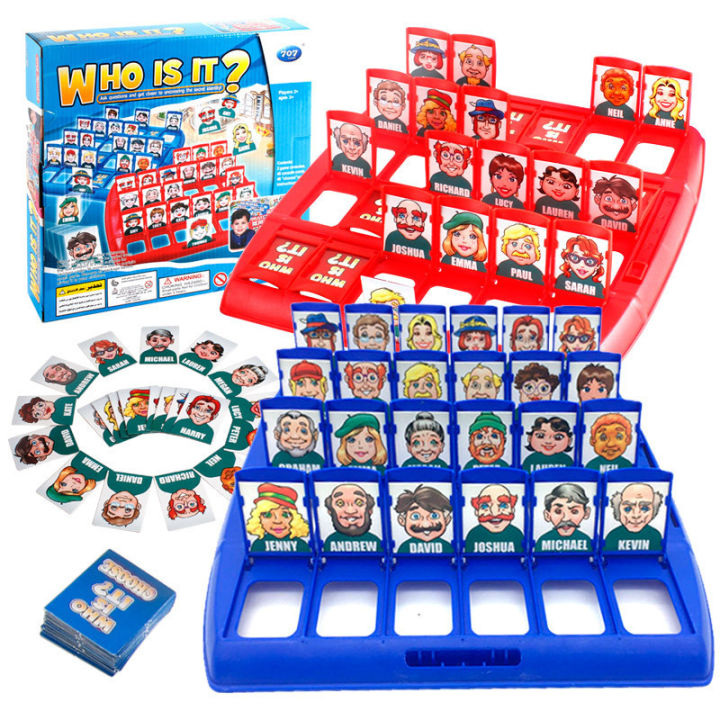 Guess who I am tabletop game Children's toy Parent-child interactive puzzle leisure toy party board game  juego gifts for kids