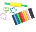Kids modeling clay with tools perfect play dough for kids creativity. 