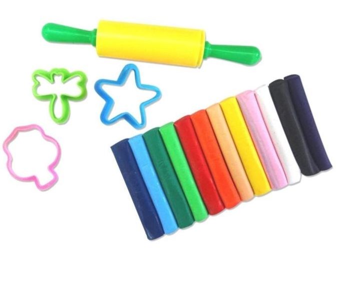 Kids modeling clay with tools perfect play dough for kids creativity