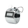 Tasbih Hand Tally Counter Tosbi Metal Tasbeeh With Finger Ring - Silver. 