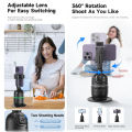 Selfieshow P03 Gimbal Stabilizer 360 Rotation Follow Focus Auto Face Tracking Tripod Desktop Cell Phone Holder for Live/Photo.
