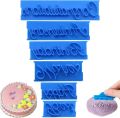 6pcs/set Plastic Letters Mold Happy Birthday Best Wishes Baking Molds Decoration Podazz.