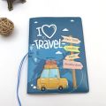Fashion Emboss Women's Passport Cover Print Girls Boys ID Card Holder Travel Ticket Passport Case Drop Shipping. 