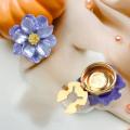Pearl Rhinestone Cufflinks Button Covers Fashion Clothing Decoration Cute Pearl Sleeve Button Clip Women Luxury Cuff Links.
