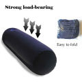 Multifunctional Inflatable Long Body Pillow Lumbar Leg Yoga Pillow Travel Positions Support Air Cushion Quickly Asleeping. 