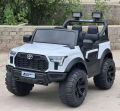 TOYOTA 12V Electric Ride On Jeep For Kids with Remote Control 1-6 Yrs Jeep Battery Operated Ride On MP3/Bluethooth/LED Light/Parental Remote Control for Ages 3-8 (White,Black). 