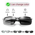 Men Photochromic Polarized Sunglasses Driving Fishing Chameleon Glasses Change Color Sun Glasses Day Night Vision UV400 Eyewear.