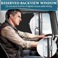 Semi Window Shade Side Window Sun Shade Protective Truck Sun Shade Block Sun Heat Visor Protection Cover for Uv Protection. 