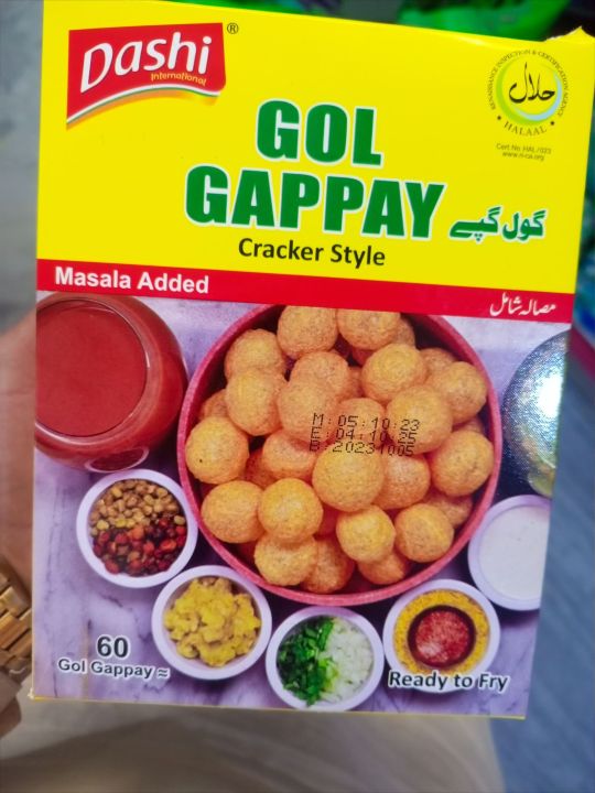 dashi international gol gappay cracker style 60psc