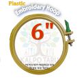 Plastic Embroidery Hoop Ring Frame for Cross Stitch Craft, Sewing Tool, Embroidery Ring Circle Set, (Size -4, 5, 6, 7, 8 Inch). 