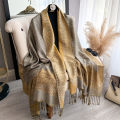 2025 Tassel Blanket Design Thick Pashmina New Winter Warm Soft Shawl Wrap Print Scarf Women Coldproof Neckerchief Poncho Stoles.