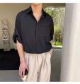 Plain Formal Short Sleeve Casual Loose Fit Shirt For Men - Fashion | Shirts For Men | Men's Wear | Shirts |. 