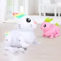 Light And Music Hopping/Walking Rabbit Toy For Baby Boys & Girls for Playing Fun , Birthday Gift Item, White Colour Bunny. 