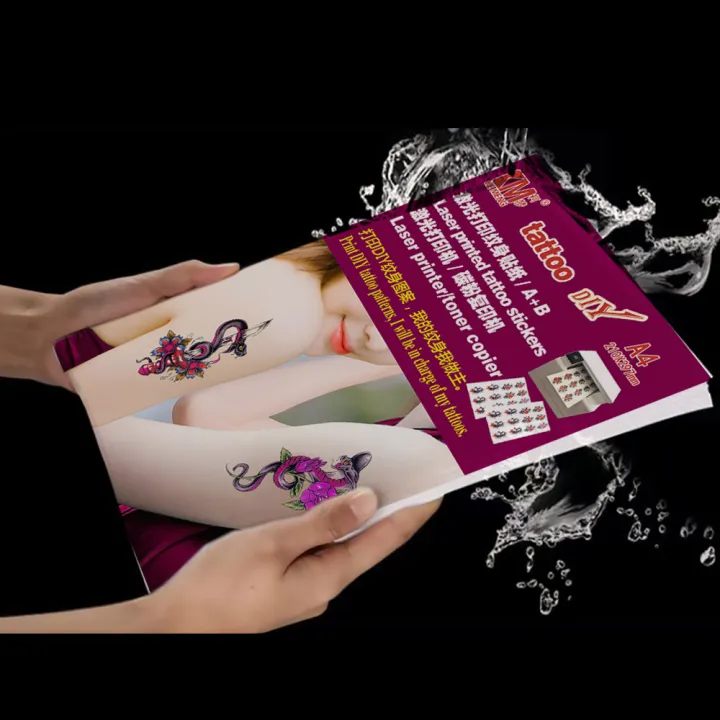 KeMeng%20DIY%2010%20Sets%20Wholesale%20Temporary%20Tattoo%20Paper%20A4%20Size%20Waterproof%20Tattoo%20Stickers%20For%20Laser%20Printer%20And%20Inkjet%20Printer%20-%20Image%206