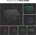 MoKo Type Cover Fit Microsoft Surface Pro 7 Plus/Pro 7/ Pro 6/ Pro 5/Pro 4/Pro 3, Ultra-Slim Wireless Bluetooth Tablet Computer Keyboard with Trackpad, 7-Color LED Backlit, Rechargeable Battery, Gray. 