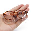 Glasses For Labubu 6.5cm Transparent Plastic Glasses for 1/8 1/6 1/3 1/4 BJD for Labubu MSD Plush for EXO Doll Sunglasses. 