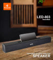 KISONLI LED-803 WIRELESS BT 16W PORTABLE SOUNDBAR SPEAKERS Kisonli LED-803 Wireless Bluetooth 16W Portable Soundbar Speaker with Powerful Stereo Sound, USB Playback, AUX Input and LED Indicator Light. 