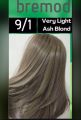 Bremod Professional Hair Color (9.1) Very Light  Ash Blond (Tube + Developer Volume) (100ml). 
