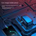 M20 TWS WIRELESS EARBUDS WITH NOISE CANCELLING FEATURE.