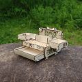 DIY 3D Treasure Box Wooden Puzzle Game Assembly   Building Block Jewelry Box. 