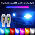 2/4/10/20 PCS Flash Strobe T10 W5W LED Bulb12V 2835-5SMD White Car Interior Dome Map Trunk License Plate Wedge Side Lights. 