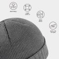 BASSDASH Winter Beanie Hats with Fleece Lining Thick Warm for Men Women Stretchy Fit Unisex Cuffed Knit Hat.