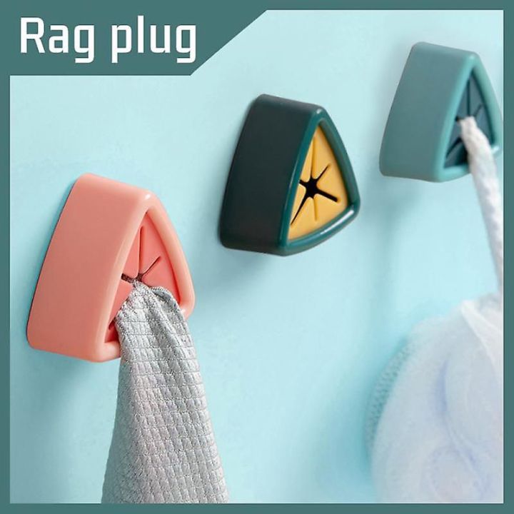 Self-Adhesive Towel Holder - Pure Plastic with Double Tap - Daraz Exclusive - Wall-Mounted Towel Rack - Bathroom Organizer - Strong Adhesive - Space-Saving - Kitchen Towel Hook - Easy Installation - Multi-Purpose Holder - Removable Towel Hanger - Durable