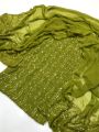 2-pc Chiffon Handmade Doori Sitara Work Dress. 
