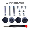 1Set Bottom Case Rubber Feet With Screws Screwdriver For Macbook Pro 13" 15" 17" A1278 A1286 A1297 2008 2009 2010 2011 2012. 