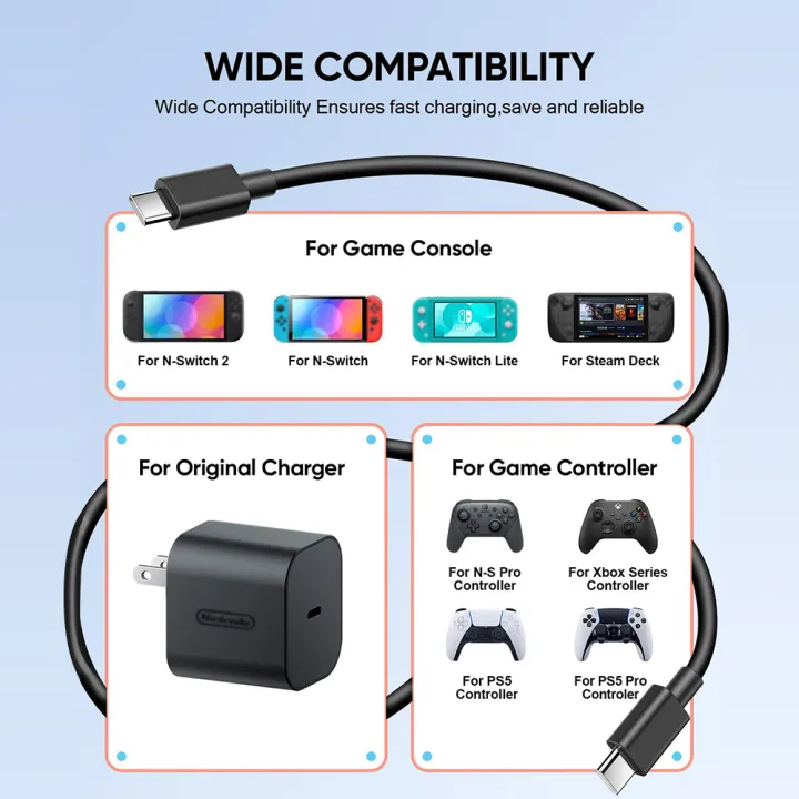 (3.3FT)%20Switch%202%20Charging%20Cable%20-%20for%20%20Switch%202%20AC%20Power%20Adapter,%2060W%20Switch%202%20Charger%20Power%20Cord%20Extra%20Long%20,%20Support%204%20-%20Image%203