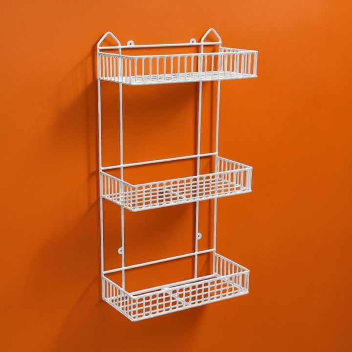 3, 2 Layer Wall Hanging Rack square shape for kitchen