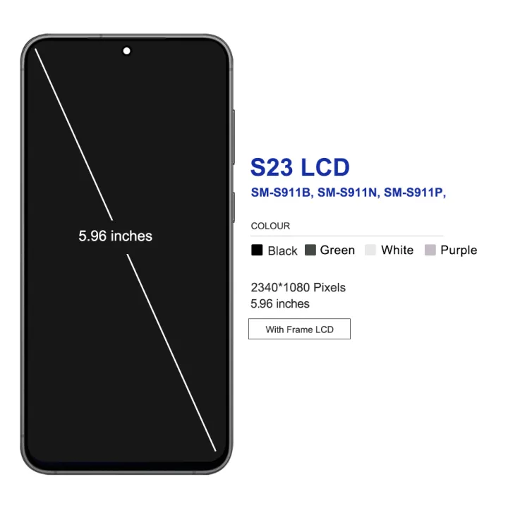 TFT%20For%20%20S23%20S911%20SM-S911B%20SM-S911U%20LCD%20With%20Frame%20Display%20Touch%20Screen%20Digitizer%20Assembly%20Replacement%20For%20%20S23%205G%20-%20Image%205