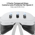 Camera Lens Protector for Meta Quest 3 Lens Tempered Glass for Meta Quest3 Camera Anti-Scratch Protection Film Accessories. 