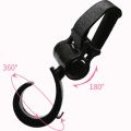Baby Stroller Hooks plastic Buckles Clips Carabiner Multifunction Household Trolley Diaper Bag Organizer Hook Pram Hanger.
