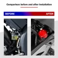 r15 For Yamaha YZF R15 V2 V3 ABS Motorcycle CNC accessories Rear brake Fluid Cylinder Master Reservoir Cover Cap.